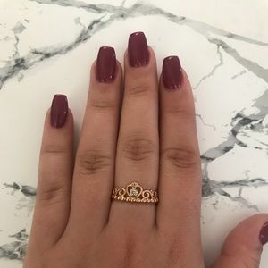 Rose gold Princess ring Pandora